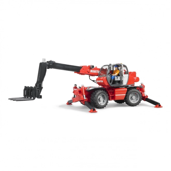 Bruder Manitou MRT 2150 teleszkópos rakodó tartozékokkal