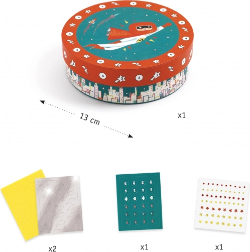DIY doboz Szuperhős a Djeco-tól