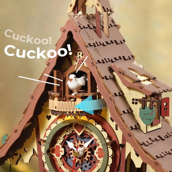 3D Mechanikus Kakukkos Óra Kirakó