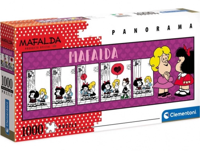 Clementoni panoráma puzzle Mafalda 1000 darabos