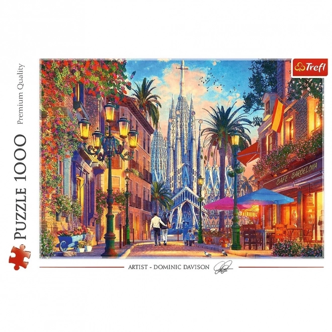 1000 darabos puzzle - Barcelona, Spanyolország