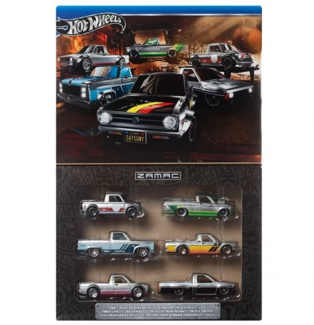 Sada 6 Aut Hot Wheels Zamac