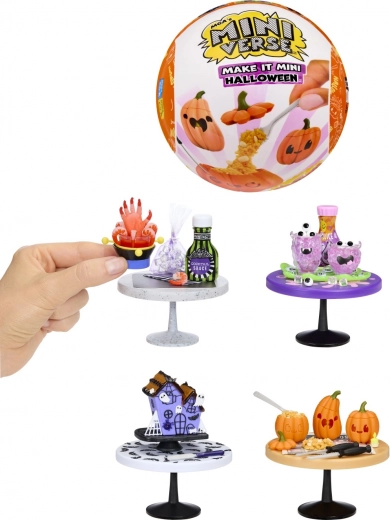 Részletgazdag mini jelenetek Halloweenre