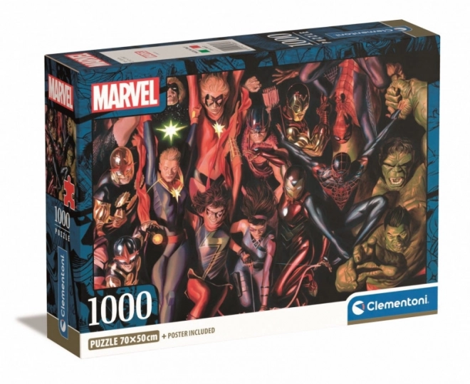 Marvel Avengers 1000 darabos puzzle készlet