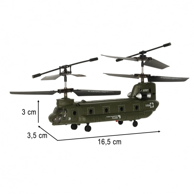 RC helikopter SYMA S026H-1 Wi‑Fi-val és 2,4 GHz‑cel, fekete/khaki