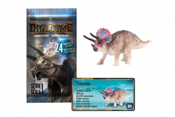 Dinotime dinoszaurusz figura különböző fajták zacskóban