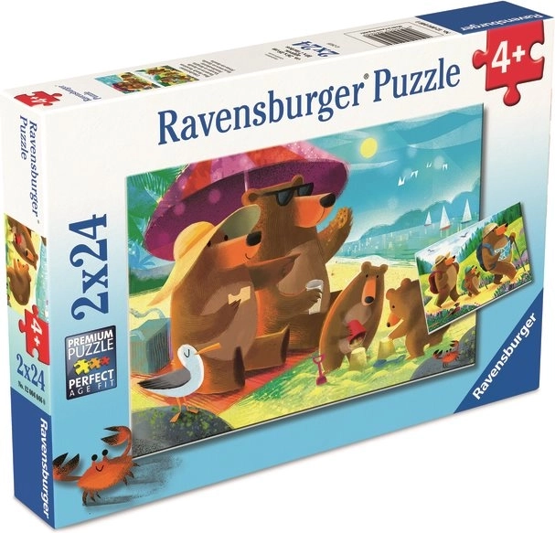 Ravensburger Puzzle Medve család kirándul