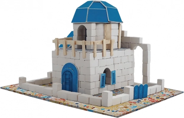 Santorini autentikus építészete valódi téglákból