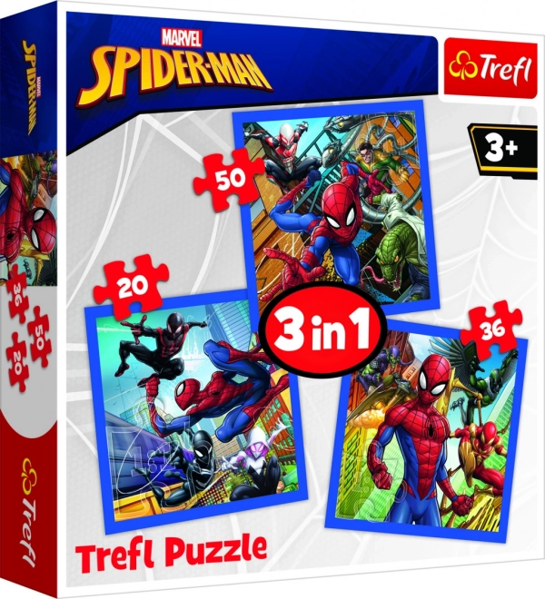 Puzzle 3 az 1-ben Spider-Man - Pók erő