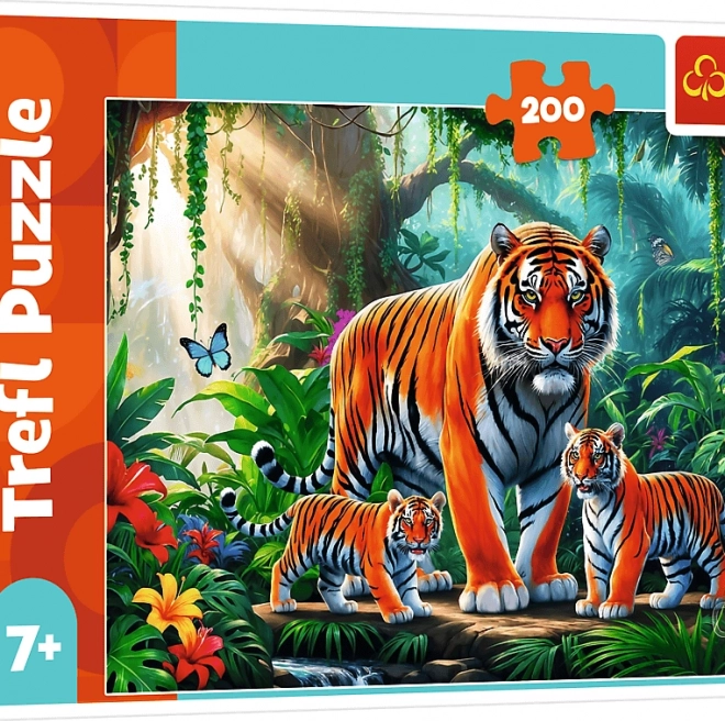 Tigris szokások puzzle 200 darabos