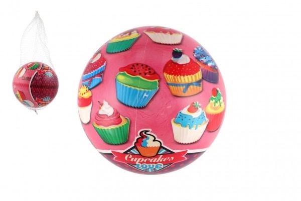 Torta/Cupcake labda felfújt 23cm hálóban