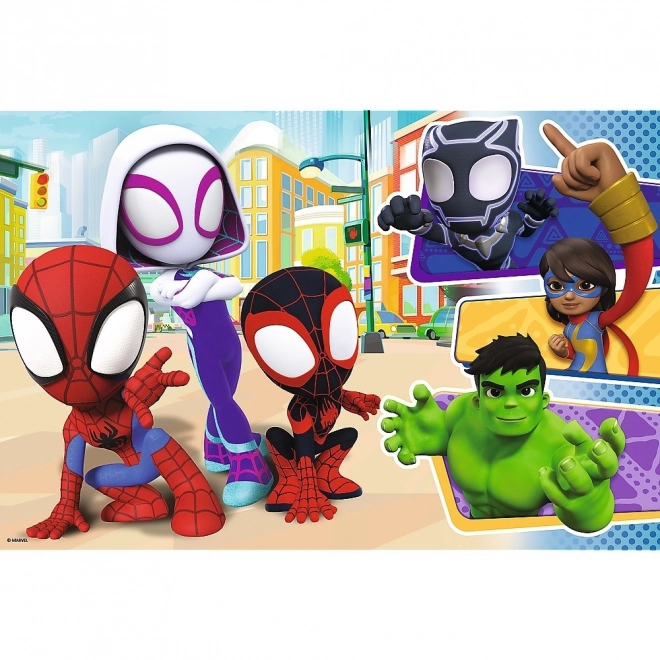 Spidey és barátai maxi puzzle 24 darabos Trefl