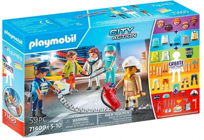 Playmobil My Figures: Mentőszolgálatok játékfigura készlet