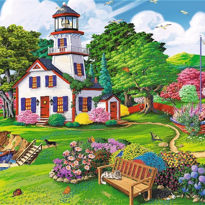 Fa puzzle Nyári paradicsom 501 darab