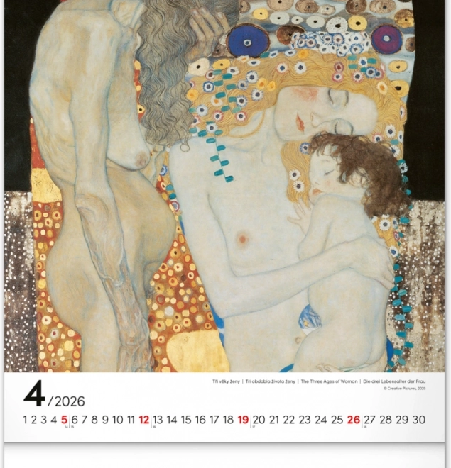 Falik naptár Gustav Klimt 2026