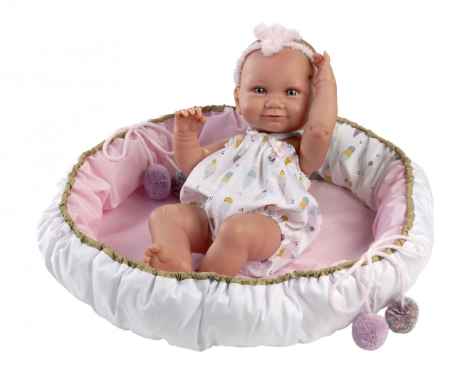 Újszülött baba - 40 cm-es élethű vinyl baba