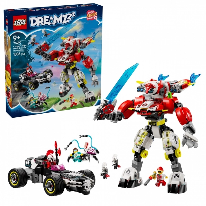 Tigris Mech Coopertől és Zero Hot Rodja - LEGO DREAMZzz