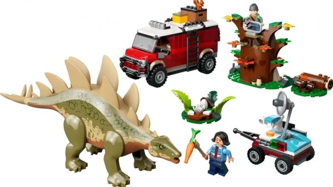 Lego Jurrasic World: stegosaurus felfedezése