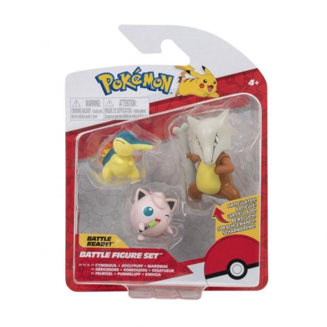 Pokémon gyűjtői figurák - 3 darabos készlet