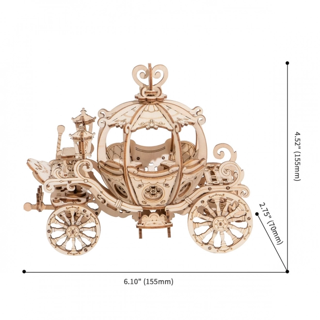 RoboTime 3D fa puzzle mesebeli hintó