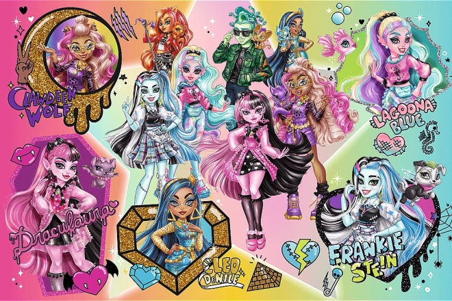 Trefl Puzzle Monster High: zombik a csúcson 300 darab