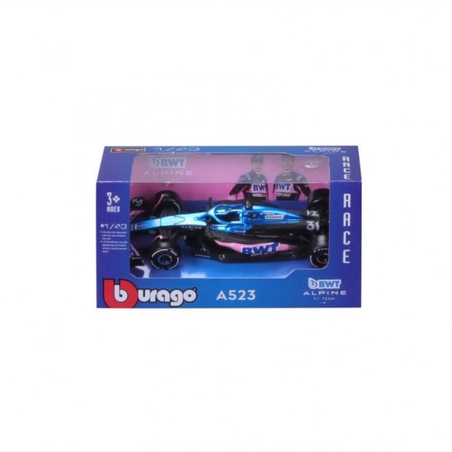 Bburago 1:43 versenyautó az Alpine F1 csapattól