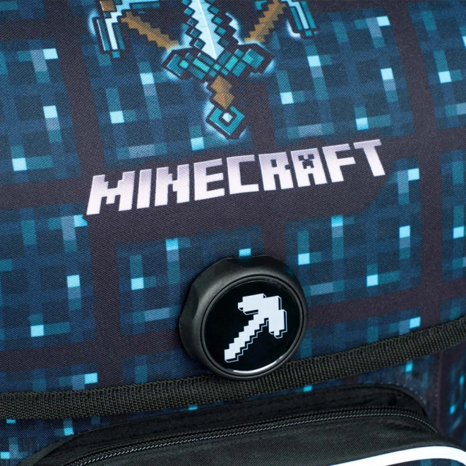 Minecraft Blue Axe iskolatáska