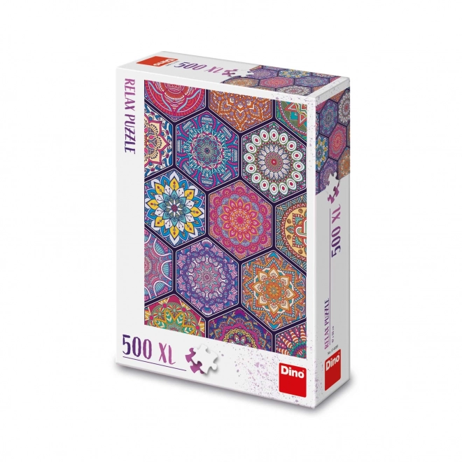 Dino Relax mandala puzzle XL 500 darabos