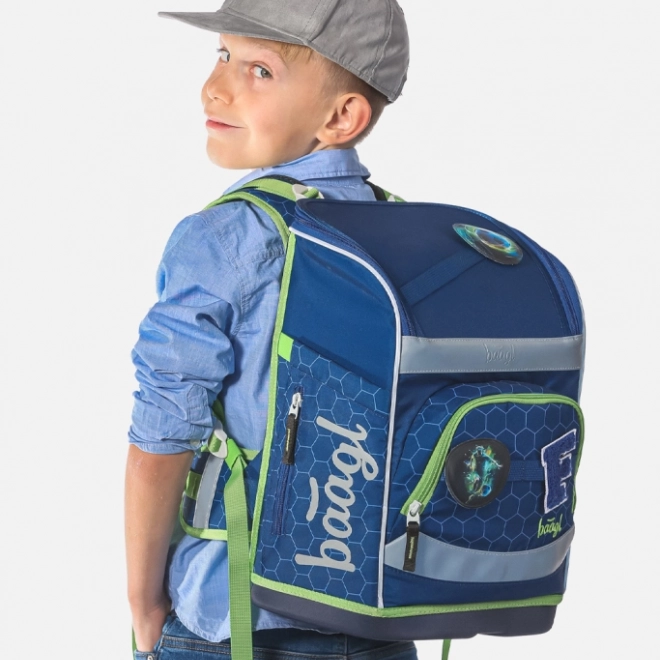 Baagl Zippy Plus iskolai szett focilabdával