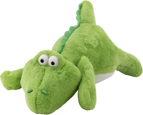 Világoszöld plüss krokodil 42 cm