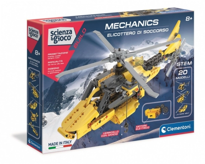 Mentőhelikopter játék készlet