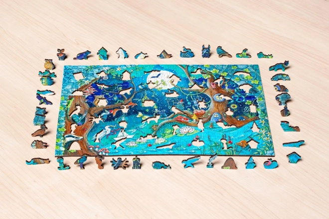 Varázslatos erdő 500 darabos fa puzzle