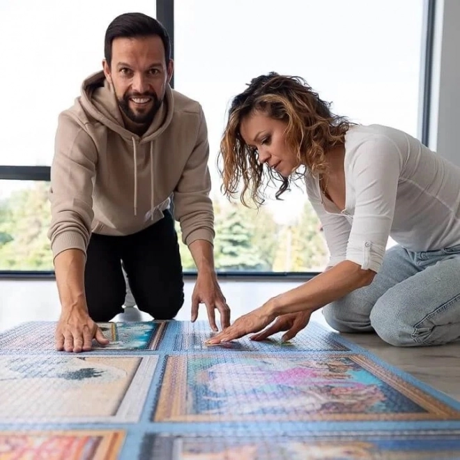 Trefli Városok a felhők felett puzzle 13500 darabos