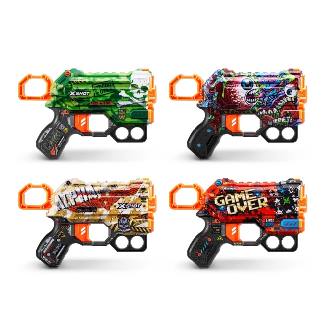 4 eredeti skin, beleértve az exkluzív Alpha Zone-t