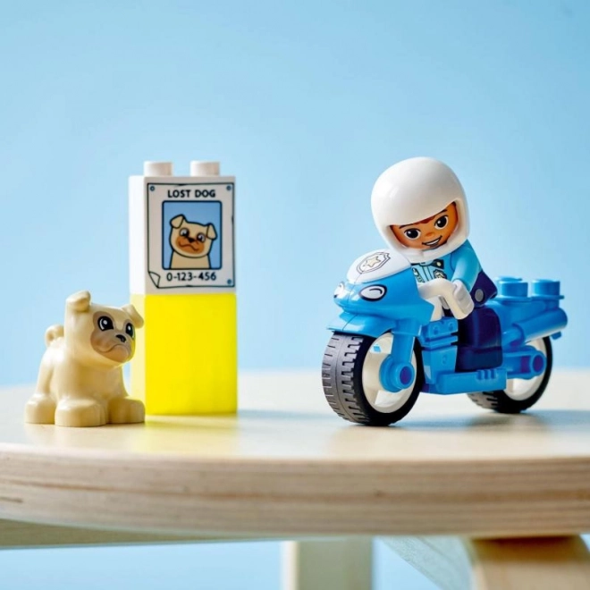 Lego Duplo városi rendőrmotor