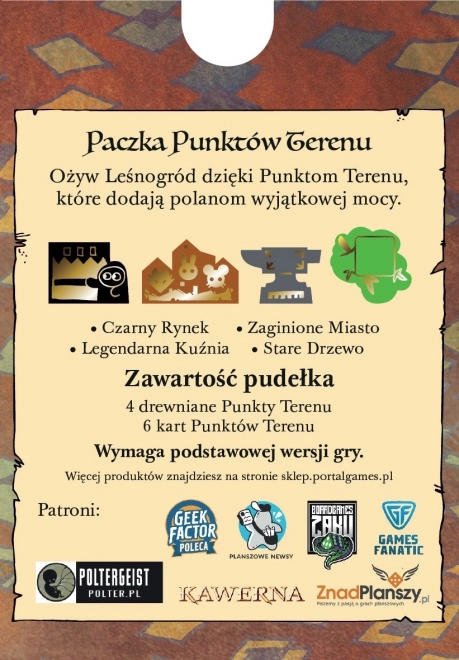 Root: Pontszerző helyek kiegészítő társasjátékhoz
