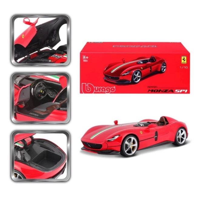 Bburago Ferrari Signature sorozat Monza SP-1 kisautó 1:18 méretarányban