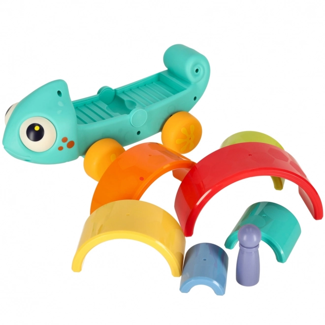 Kameleon Montessori húzható játék