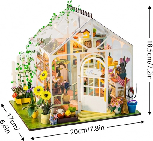2Kids Toys miniatűr házikója Virágzó lugas