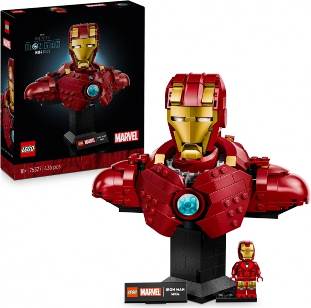 LEGO Marvel Iron Man MK4 mellszobor