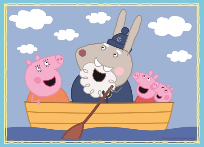 Peppa malac puzzle készlet 4 az 1-ben