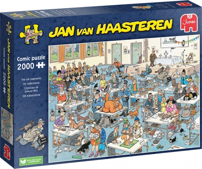 JUMBO Puzzle JvH Macskakiállítás 2000 darab