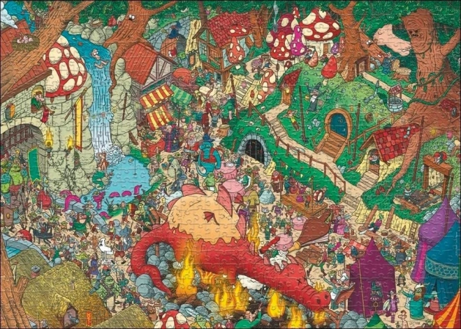 Heye puzzle fantáziaföld 1000 darabos