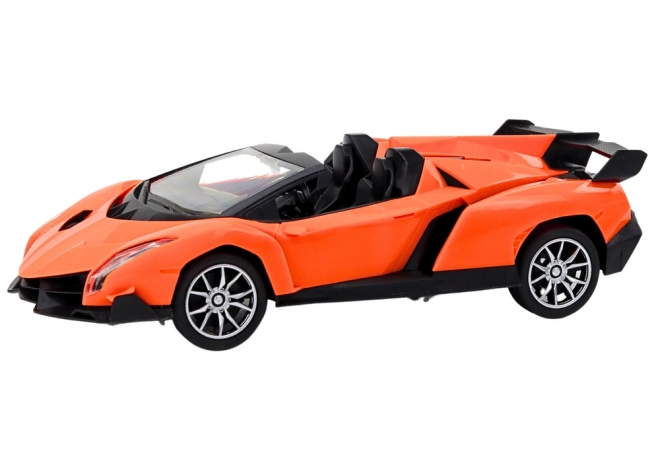 Orange távirányítós sportautó modell 1:16