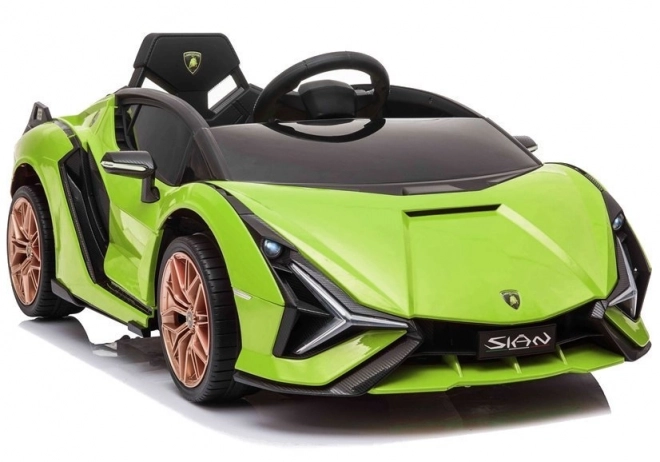 Lamborghini Sian elektromos kisautó zöld