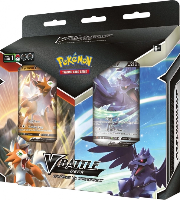 Pokémon V csatapakli csomag Lycanroc vs. Corviknight