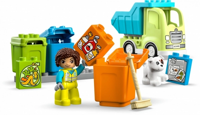 lego duplo újrahasznosító teherautó