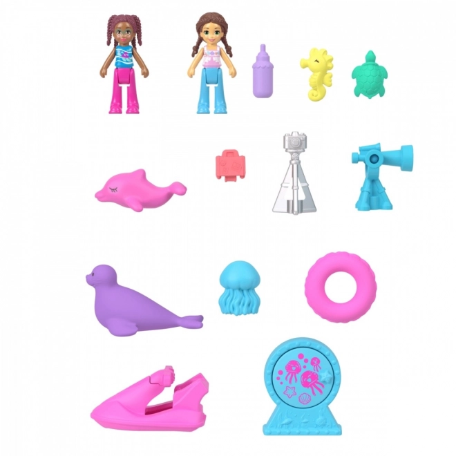 Polly Pocket Delfin Akvárium Játékkészlet