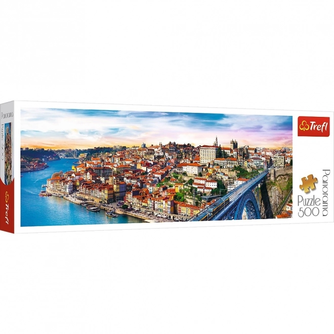 Trefl panoráma puzzle 500 darab - Porto, Portugália