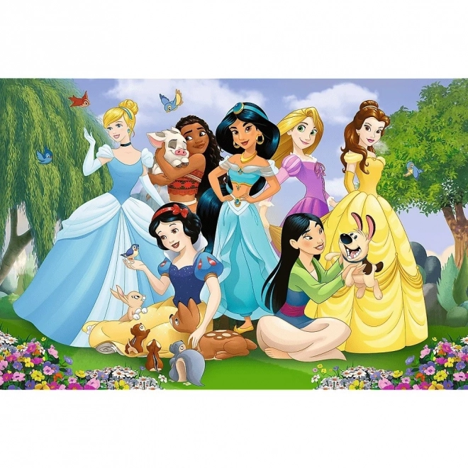 Disney hercegnők a kertben – Super Shape XL puzzle 104 darabos